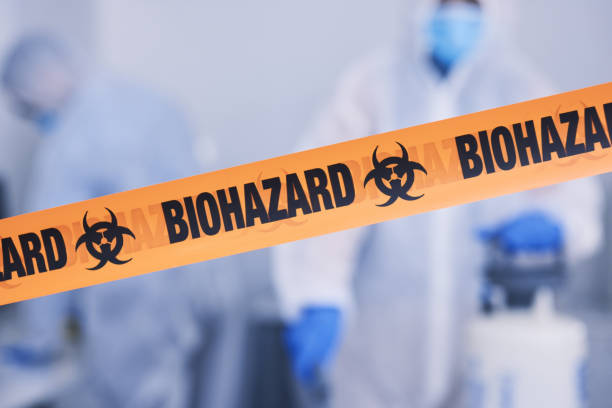 Professional Biohazard technician working in Midland, OH